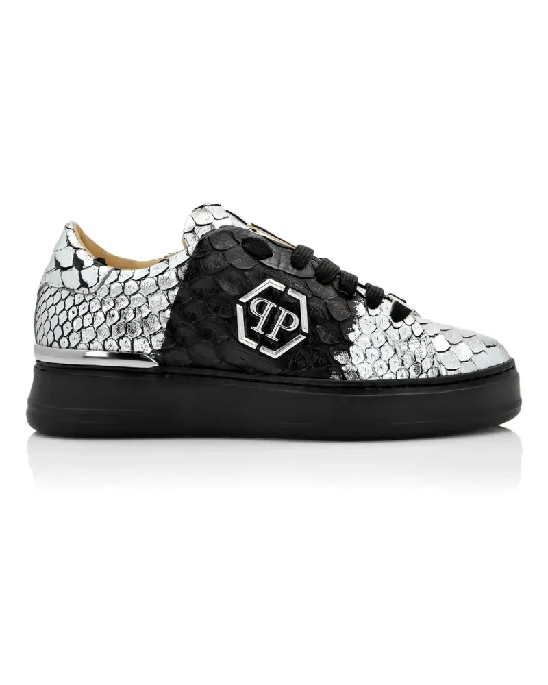 Philipp Plein logo-detail sneakers - Silber Silber