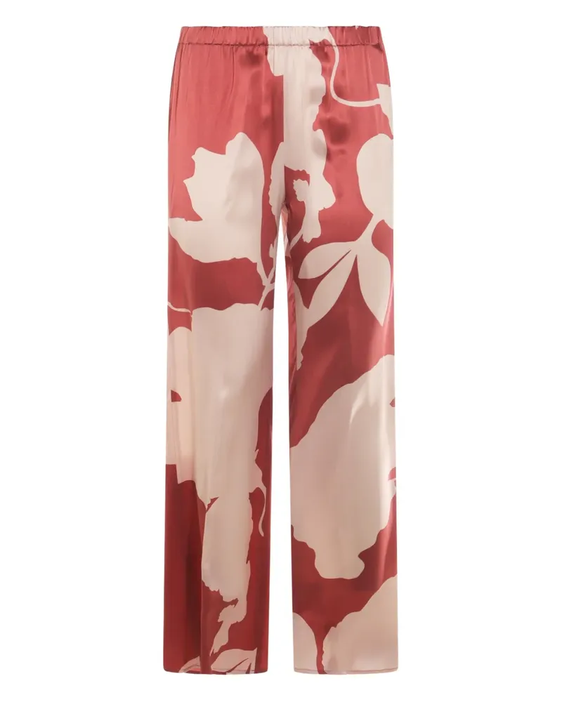 Antonelli Firenze Hose mit abstraktem Print - Rot Rot