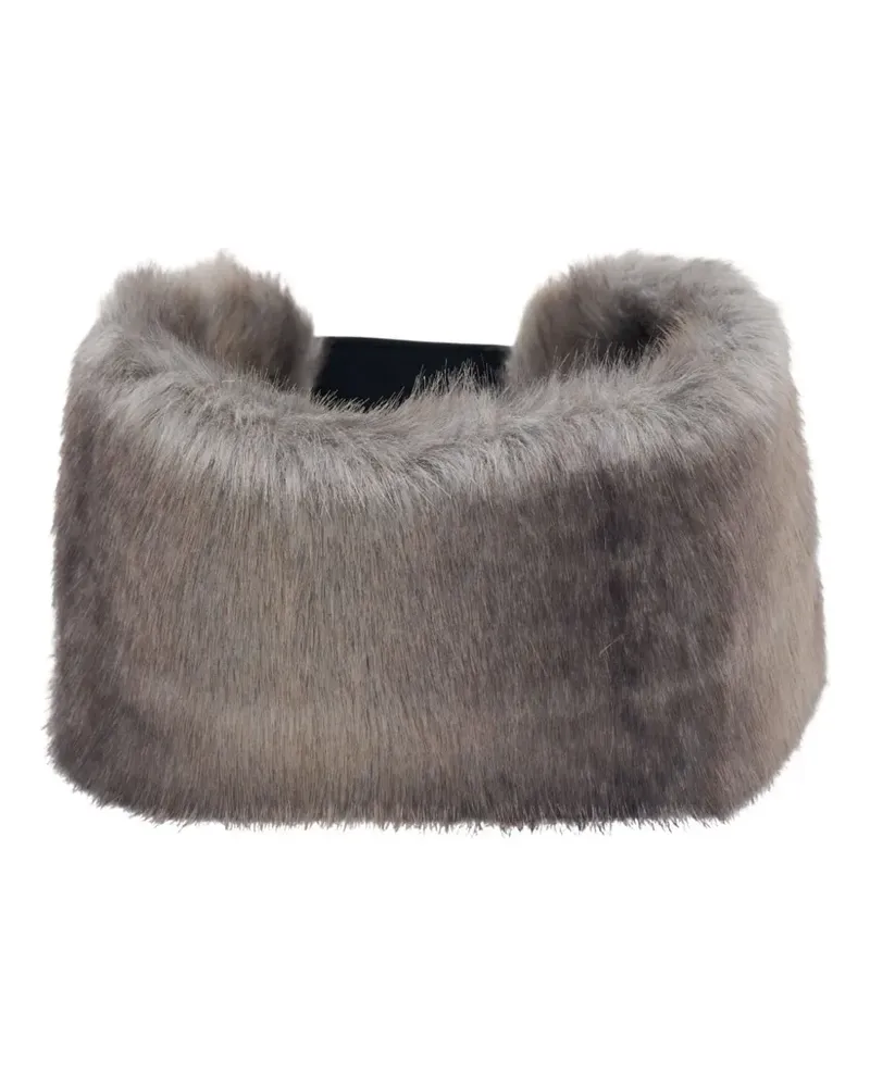 OPEN YY textured hairband - Grau Grau