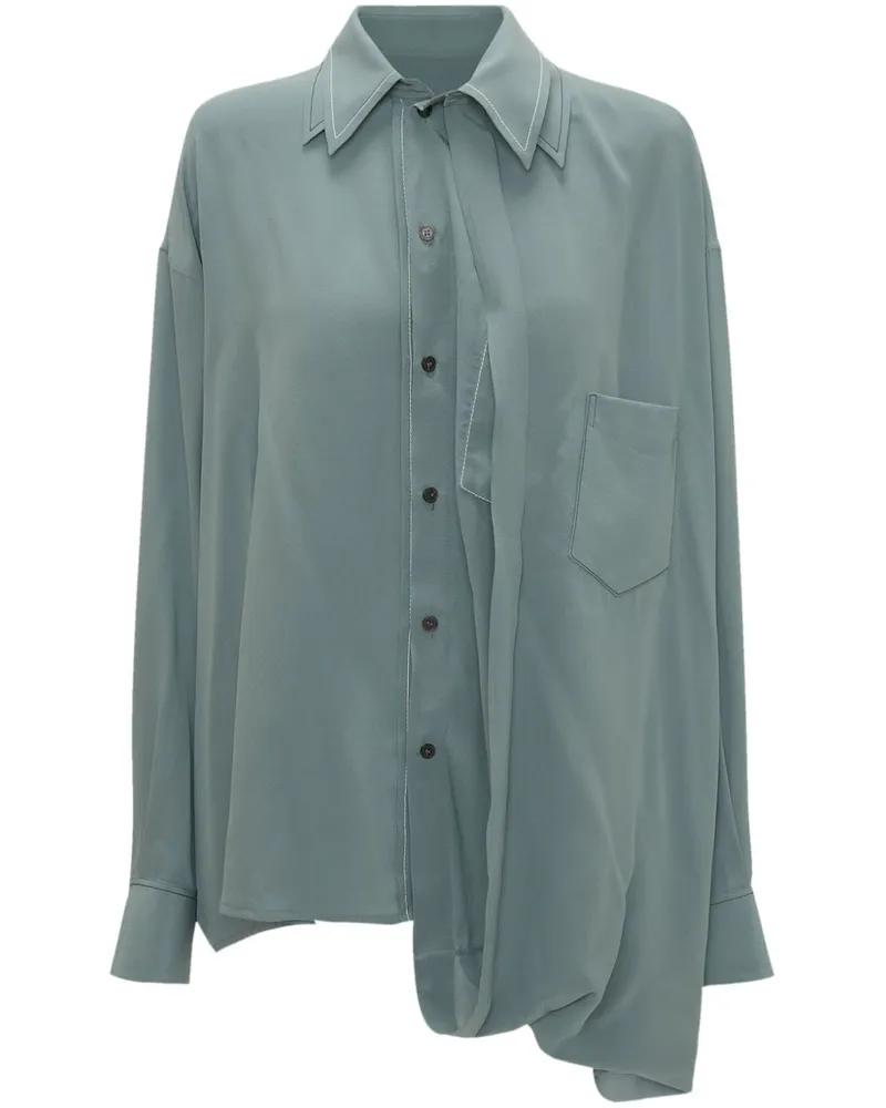 Victoria Beckham T-Shirt im Layering-Look Blau