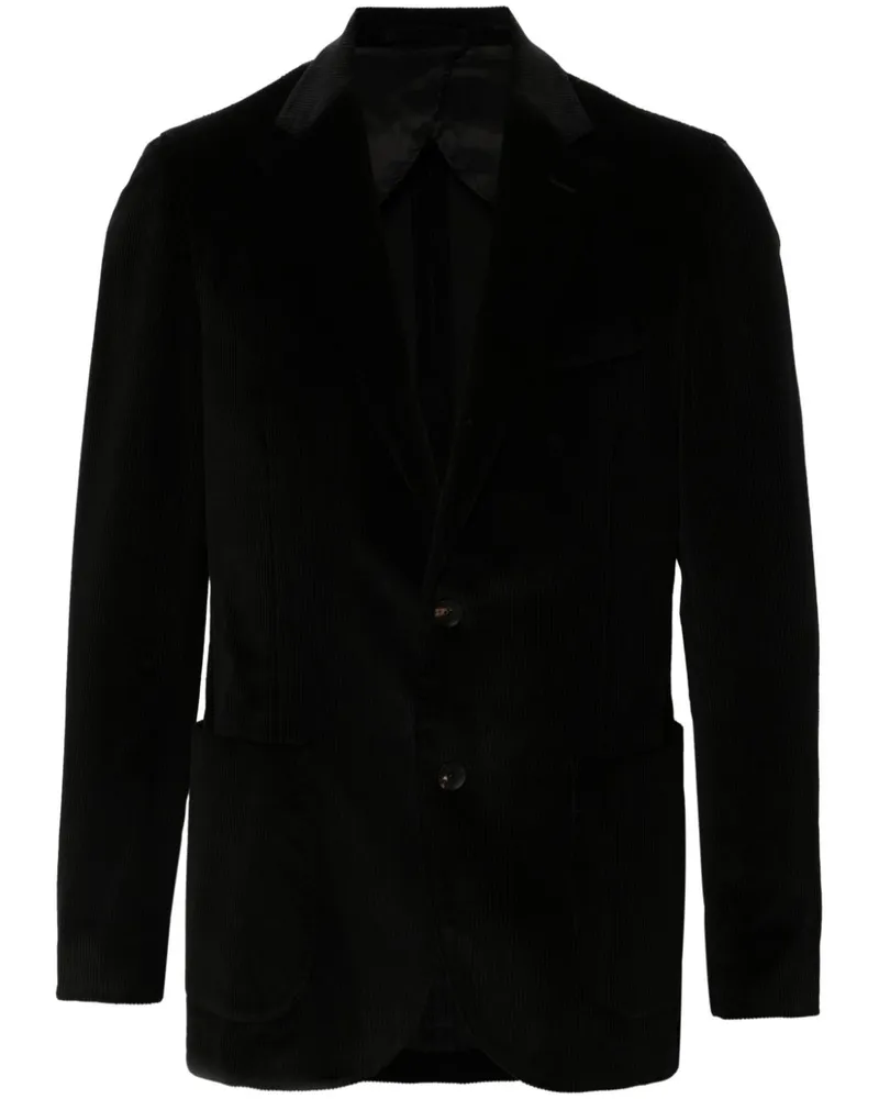 LARDINI Sakko aus Cord - Schwarz Schwarz