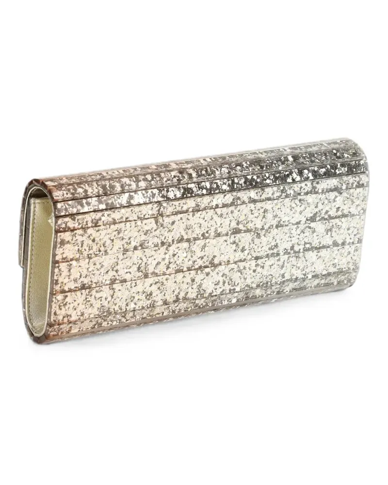 Jimmy Choo Sweetie' Clutch im Glitter-Look - Silber Silber