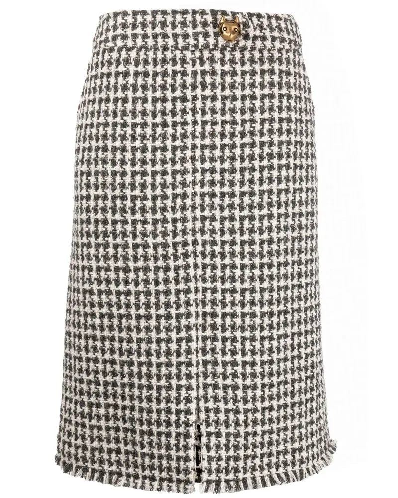 Lanvin Tweed-Bleistiftrock - Schwarz Schwarz
