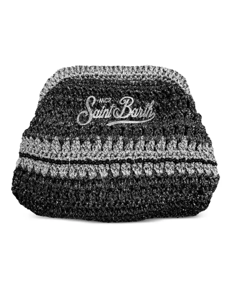 MC2 Saint Barth Gehäkelte Clutch - Schwarz Schwarz