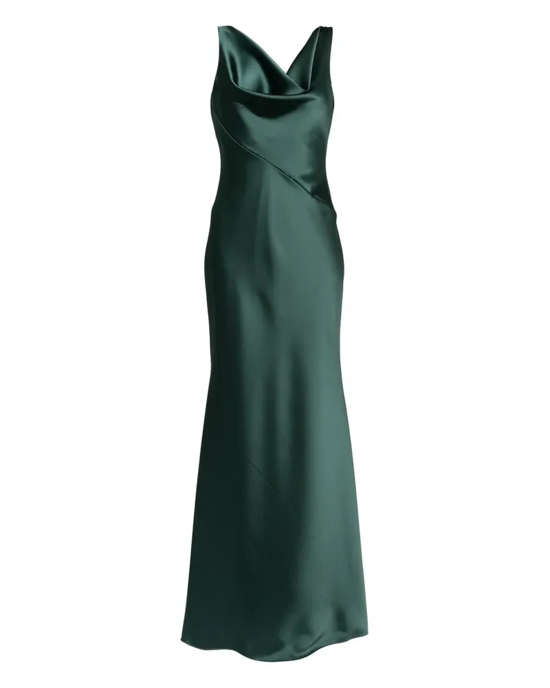 Amsale Kleid mit drapiertem Ausschnitt - Grün Grün