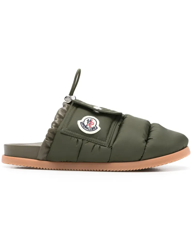 Moncler Mon Pocket Slipper - Grün Grün