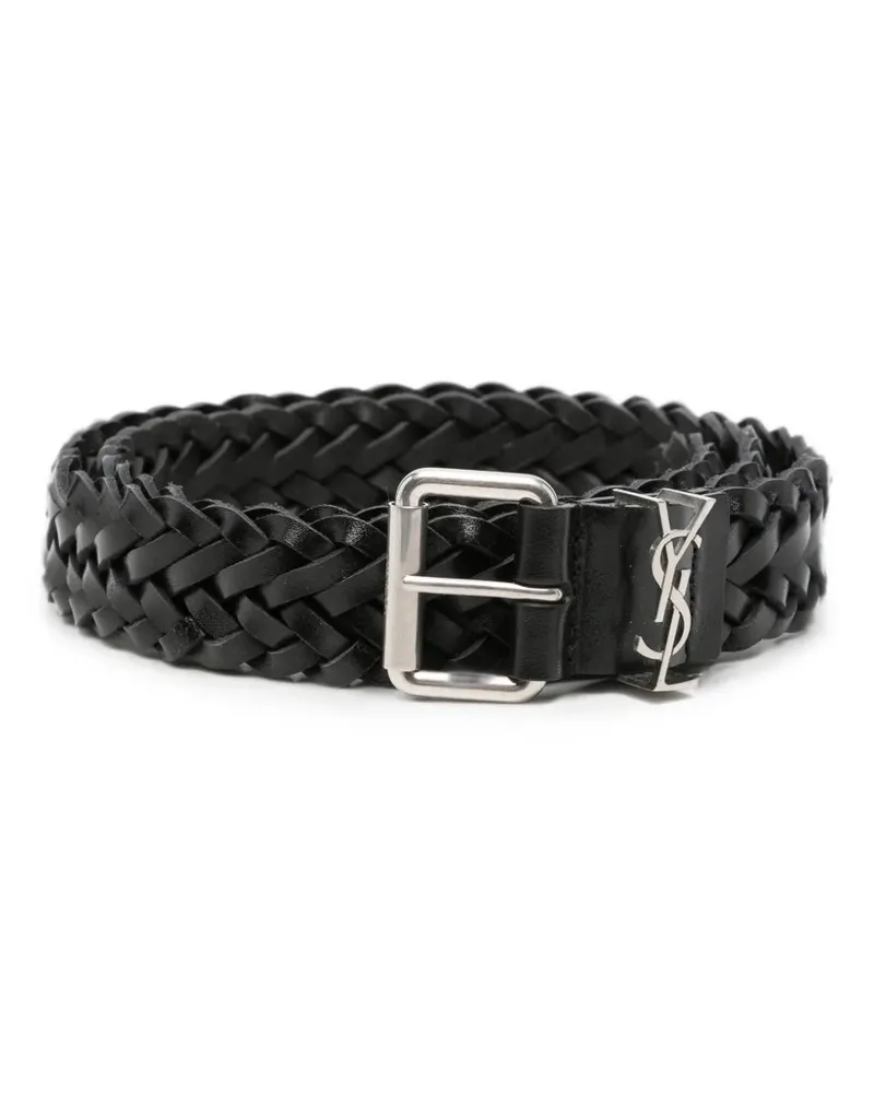 Saint Laurent Cassandre-detail belt - Schwarz Schwarz