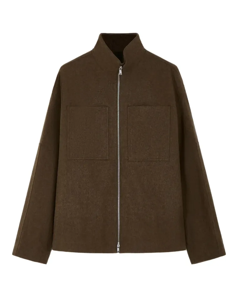 Jil Sander Jacke aus Filz - Braun Braun