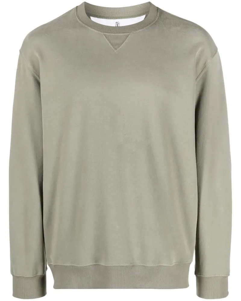 Brunello Cucinelli Sweatshirt mit Rundhalsausschnitt - Grün Grün