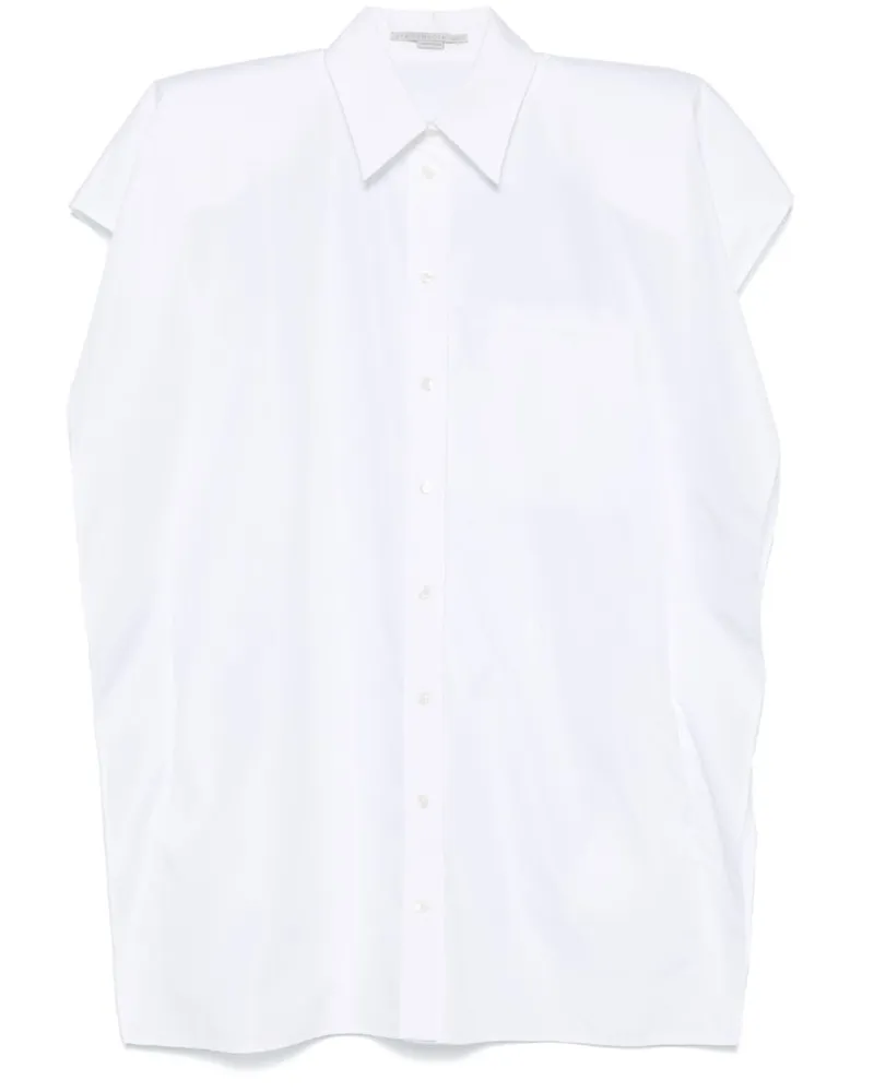 Stella McCartney Popeline-Minikleid - Weiß Weiß