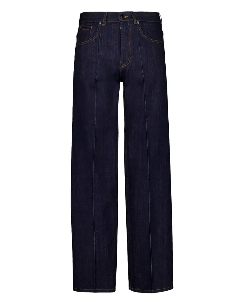 Givenchy Five-Pocket-Jeans mit Einsätzen - Blau Blau
