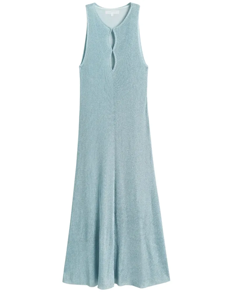 Chinti & Parker x Laura Whitmore Kleid mit Schimmeroptik - Blau Blau