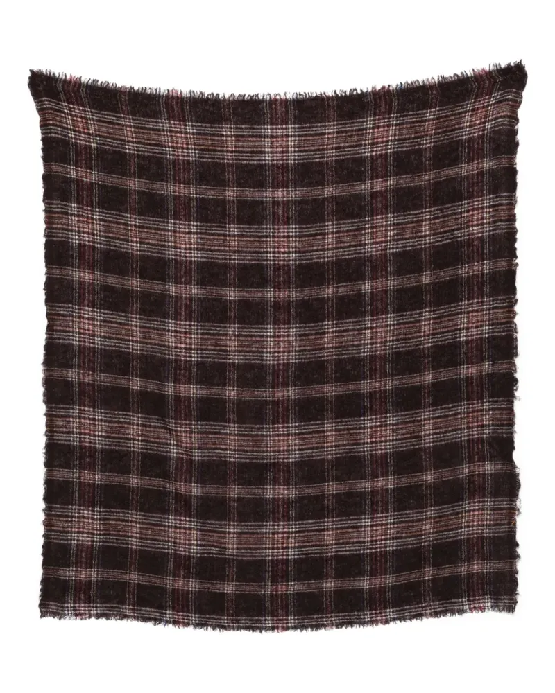 Faliero Sarti Schal mit ausgefransten Kanten - Braun Braun