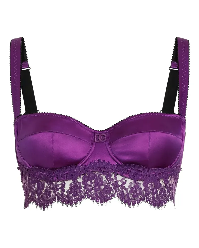 Dolce & Gabbana BH mit Spitzendetail - Violett Violett