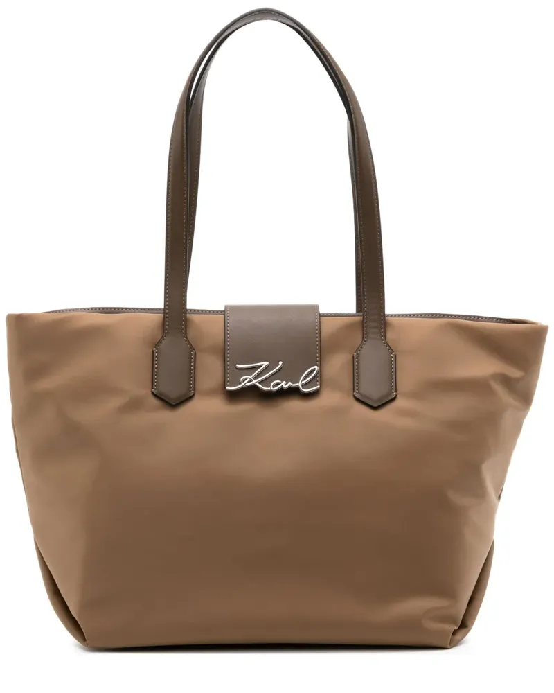 Karl Lagerfeld Klassische Tote Bag - Braun Braun
