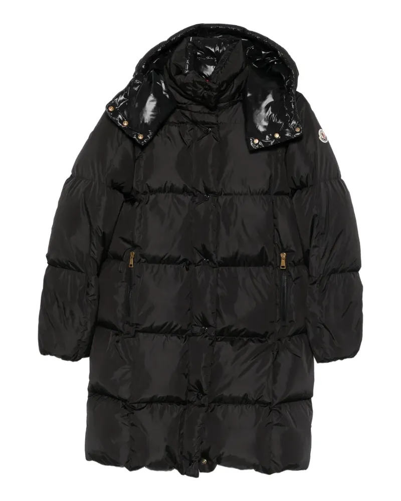 Moncler Wattierter Litte Mantel - Schwarz Schwarz