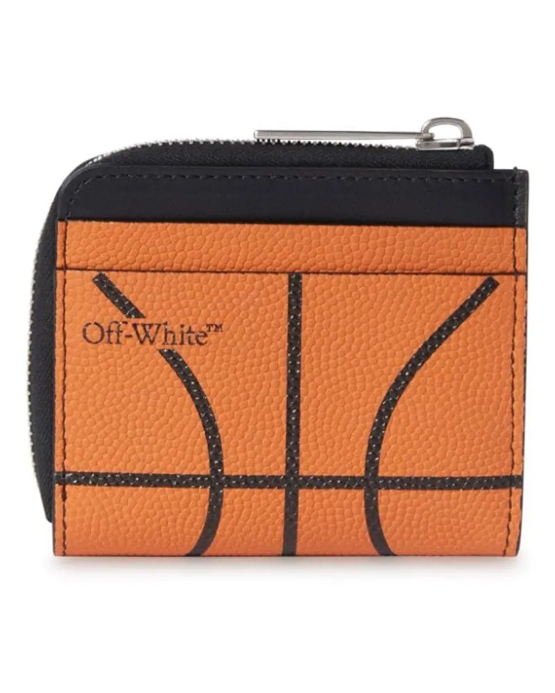 OFF-WHITE Basketball Portemonnaie Orange