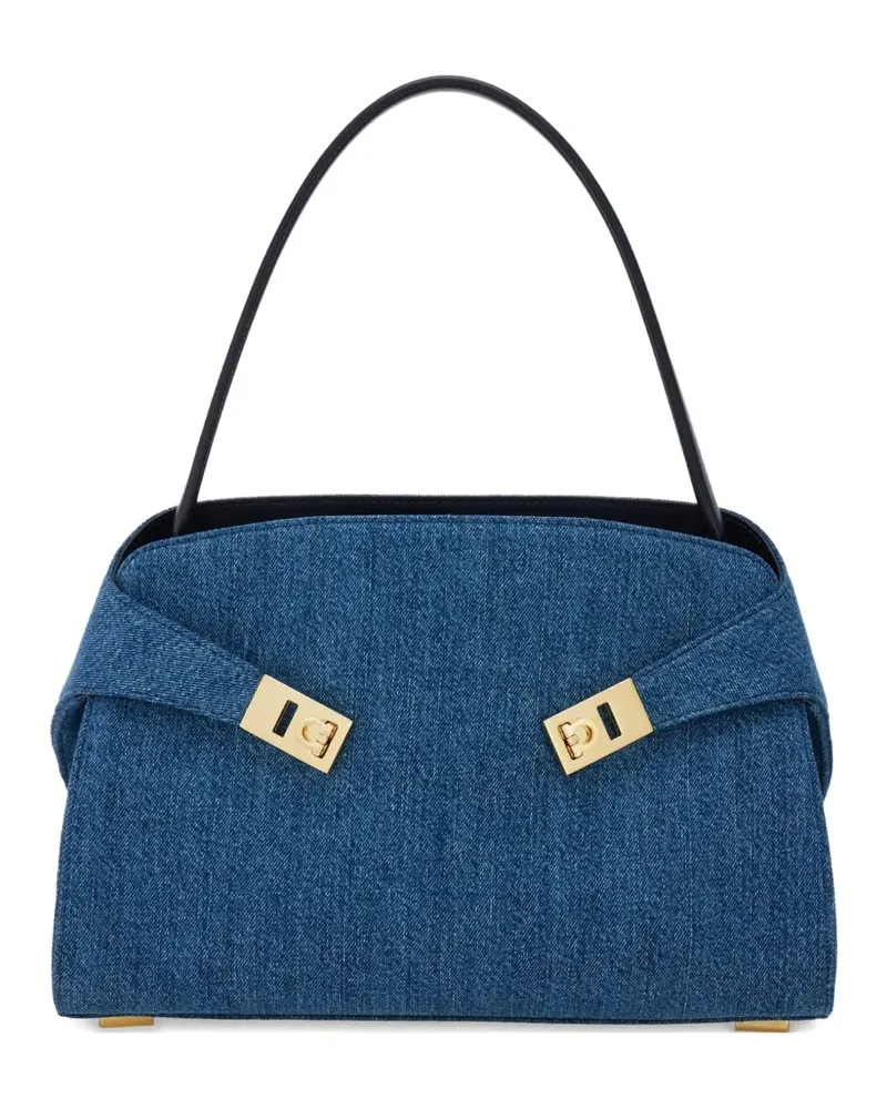 Ferragamo Hug Schultertasche - Blau Blau