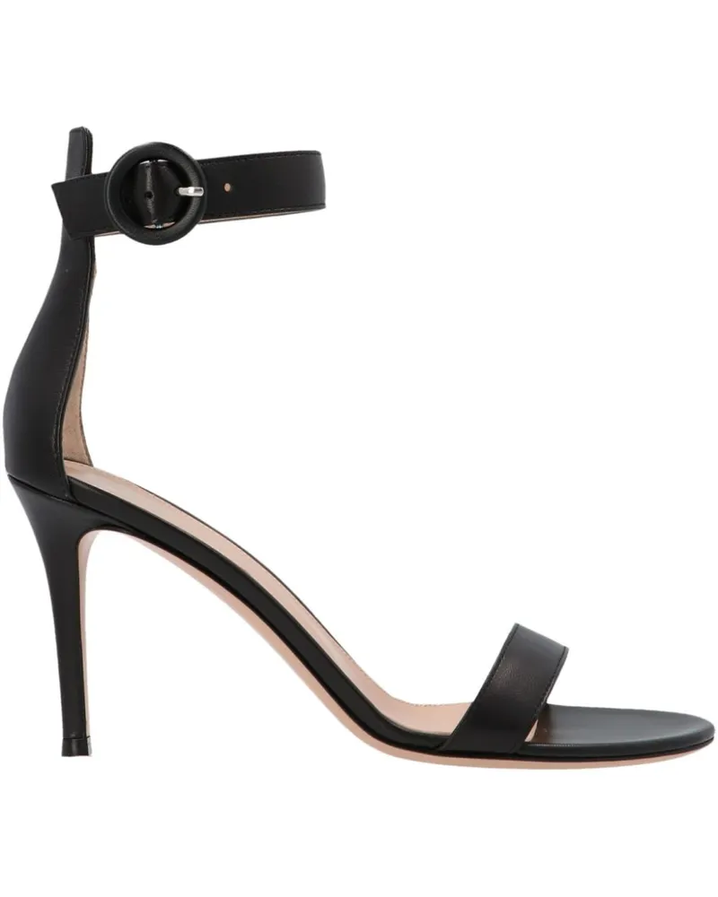 Gianvito Rossi Portofino Sandalen - Schwarz Schwarz
