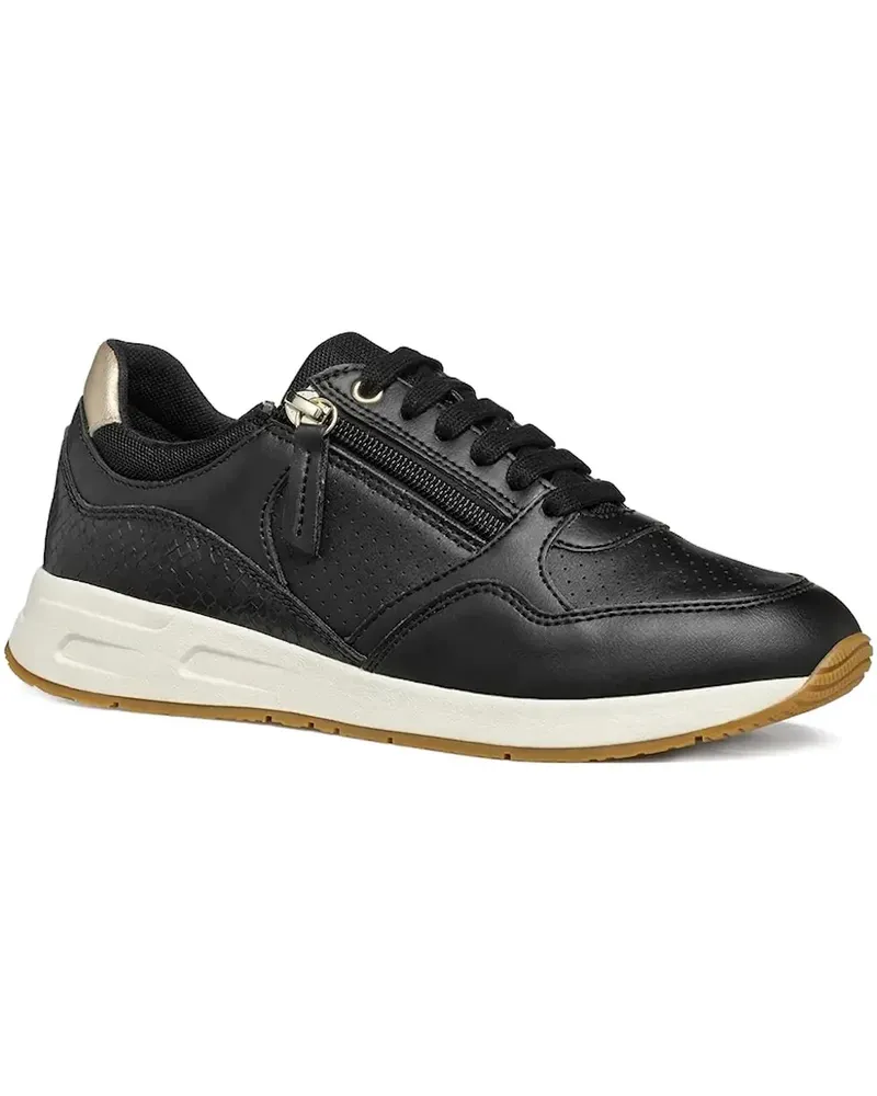 Geox Bulmya Sneakers mit Reißverschluss - Schwarz Schwarz