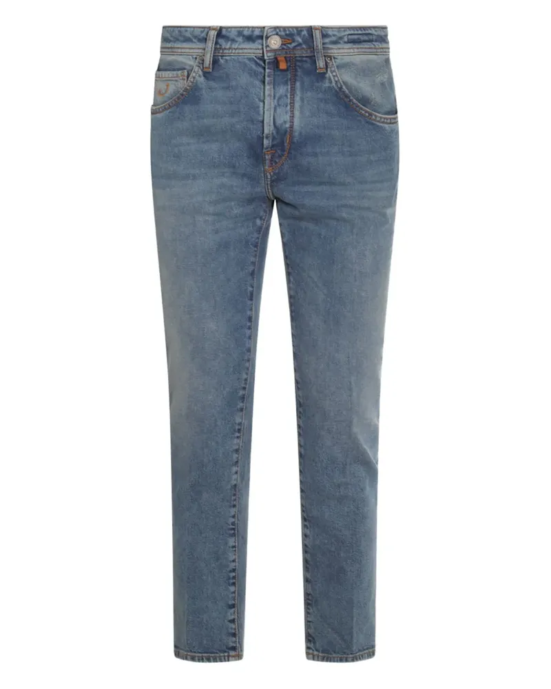 Jacob Cohën Ausgeblichene Jeans - Blau Blau