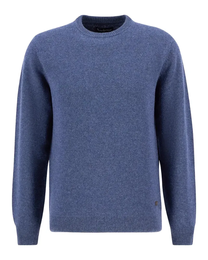 Barbour Pullover mit Rundhalsausschnitt - Blau Blau