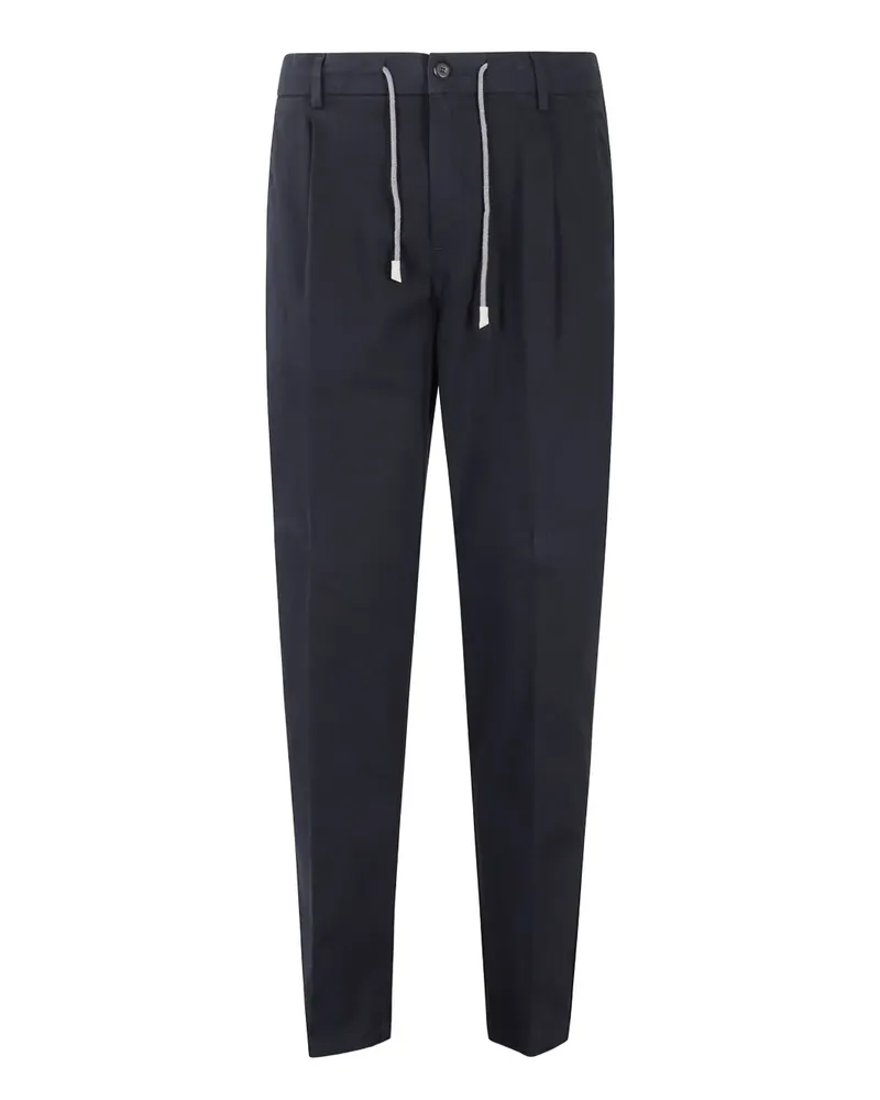 Eleventy Hose mit Kordelzug - Blau Blau
