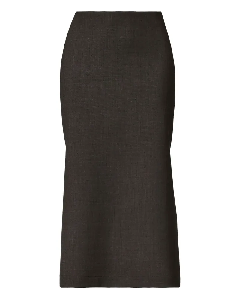 Fabiana Filippi panelled flared midi skirt - Braun Braun