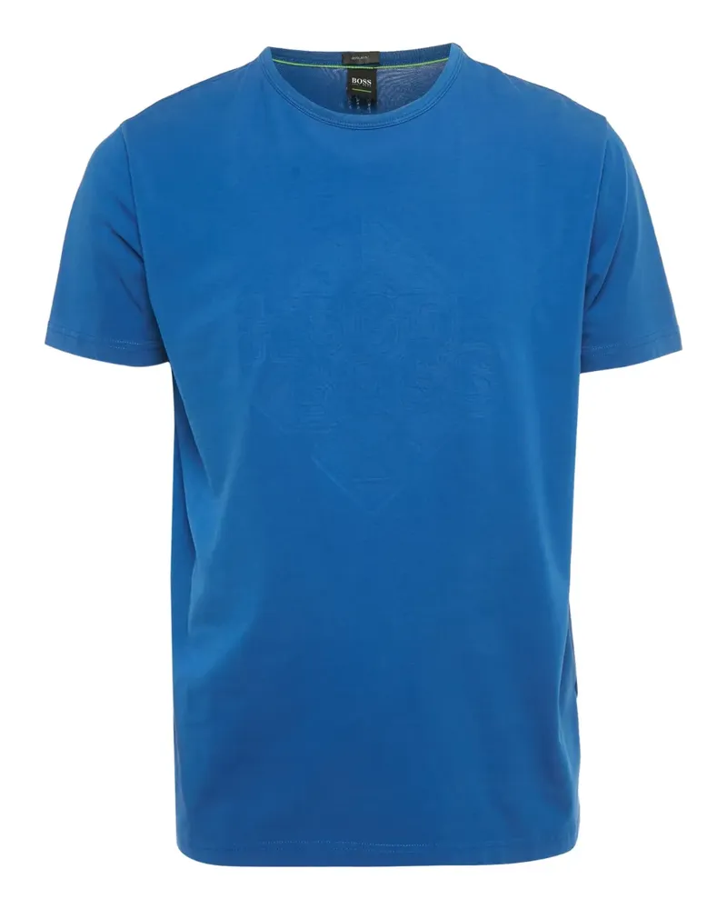 HUGO BOSS T-Shirt mit Logo-Prägung - Blau Blau