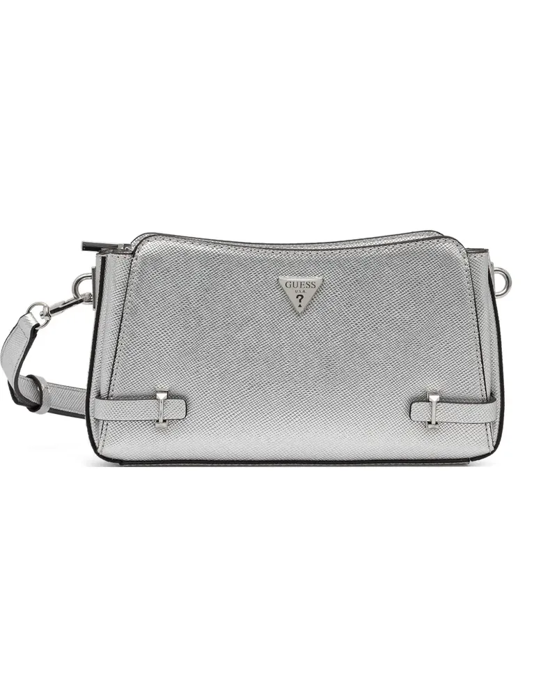 Guess Tasche mit metallischem Finish - Silber Silber