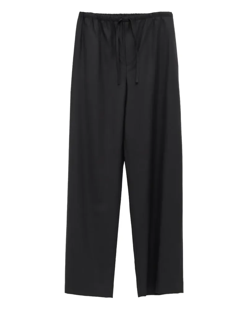 The Row drawstring-waist trousers - Schwarz Schwarz