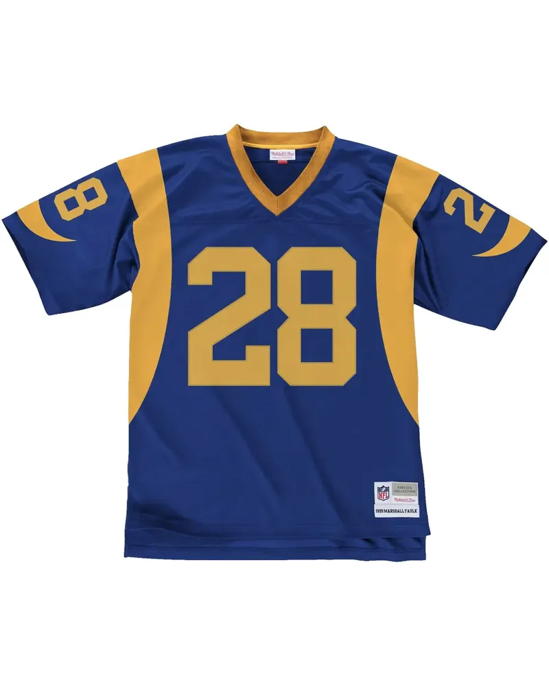 Mitchell & Ness NFL Legacy "Rams 1999 Marshall Faulk "Trikot - Blau Blau