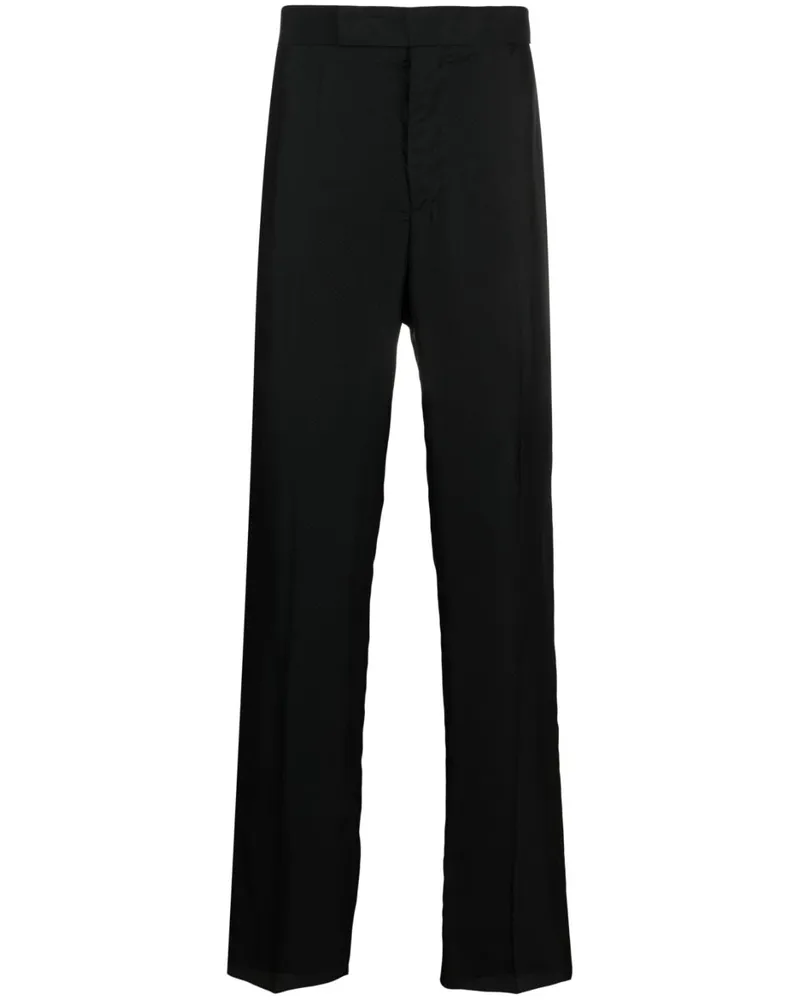 Sapio Klassische Straight-Leg-Hose Schwarz