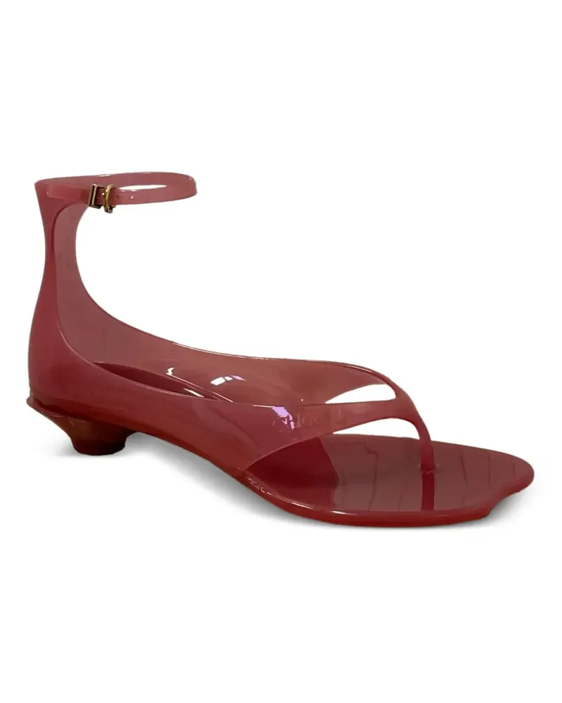 Chloé Jelly Sandalen mit Schnallenverschluss - Weiß Weiß