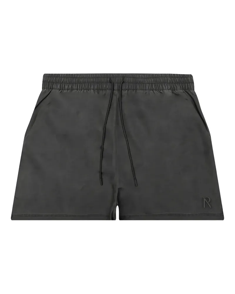 REPRESENT Smart Badeshorts mit Logo-Stickerei - Schwarz Schwarz