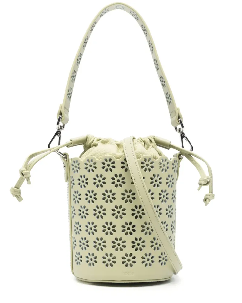 Maje Fleur Beuteltasche - Grün Grün