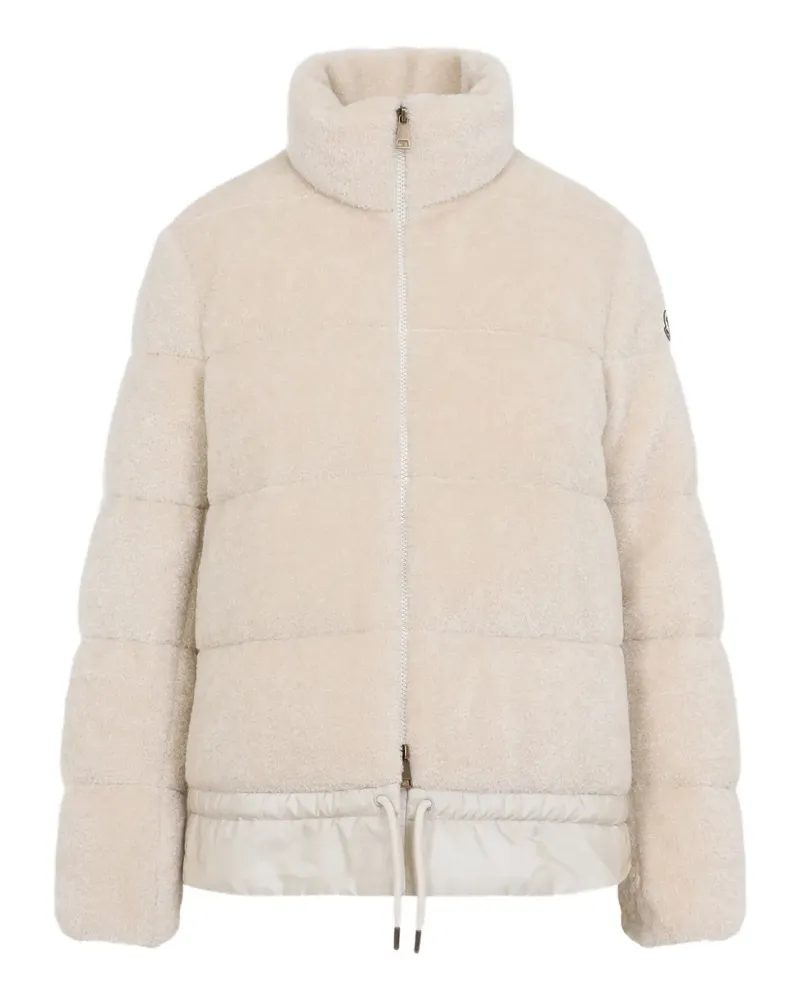 Moncler Cedre Daunenjacke mit Teddy - Nude Nude