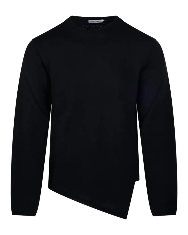 Comme des Garçons Asymmetrischer Pullover - Schwarz Schwarz
