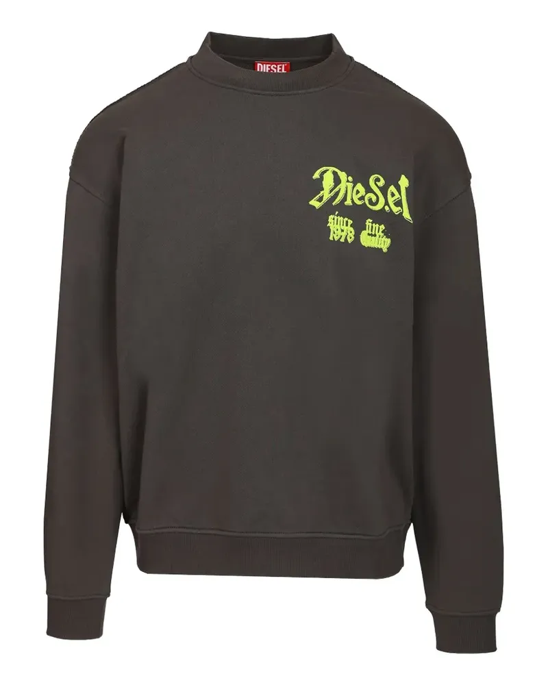 Diesel S-Boxt-AA2 Sweatshirt - Schwarz Schwarz