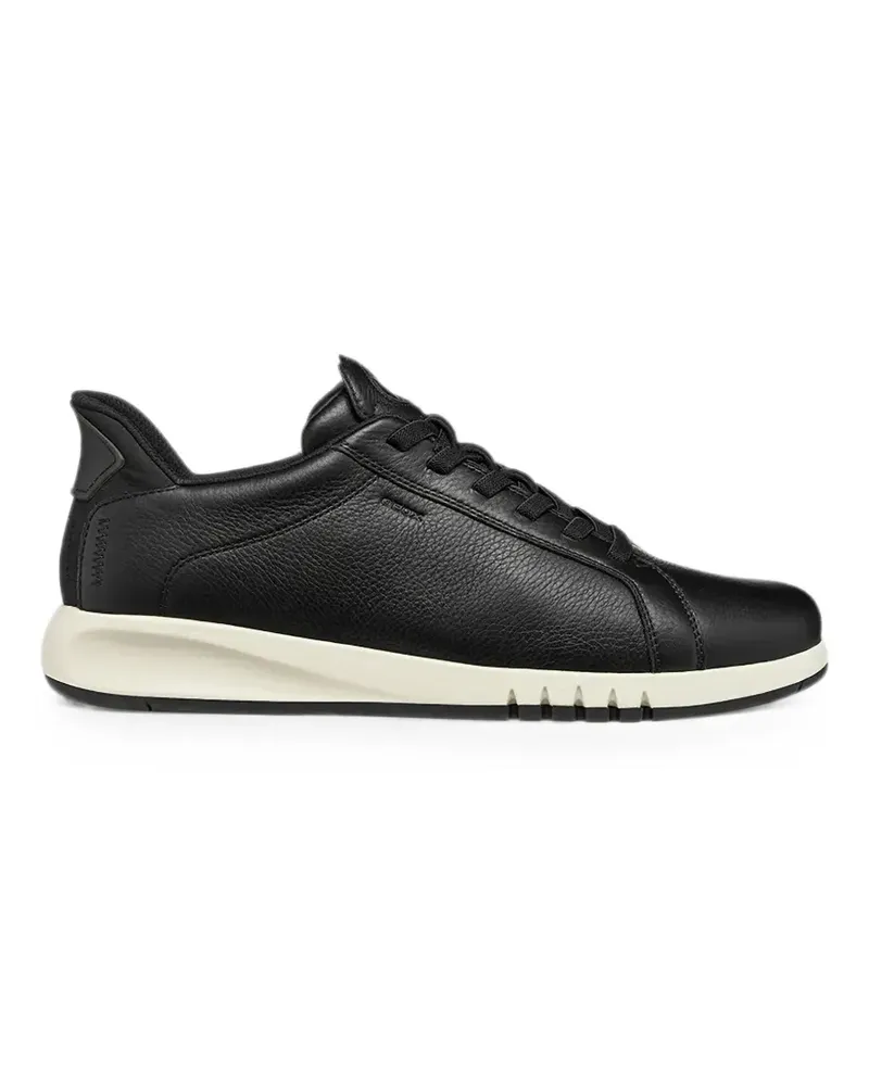 Geox Aerantis Plus leather lace-up sneakers - Schwarz Schwarz