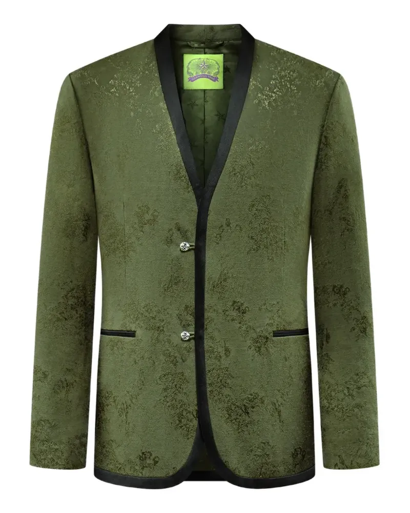 Shanghai Tang single-breasted blazer - Grün Grün