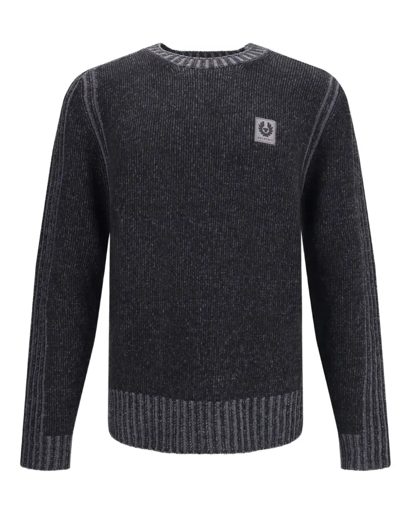 Belstaff Pullover mit Rundhalsausschnitt - Schwarz Schwarz