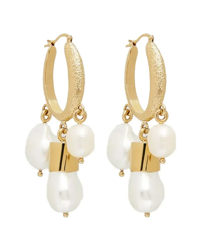 Erdem Creole mit Perle - Gold Gold