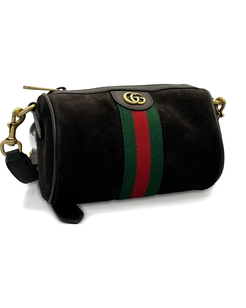 Gucci mini Ophidia signature Web-stripe trim cross body bag - Braun Braun