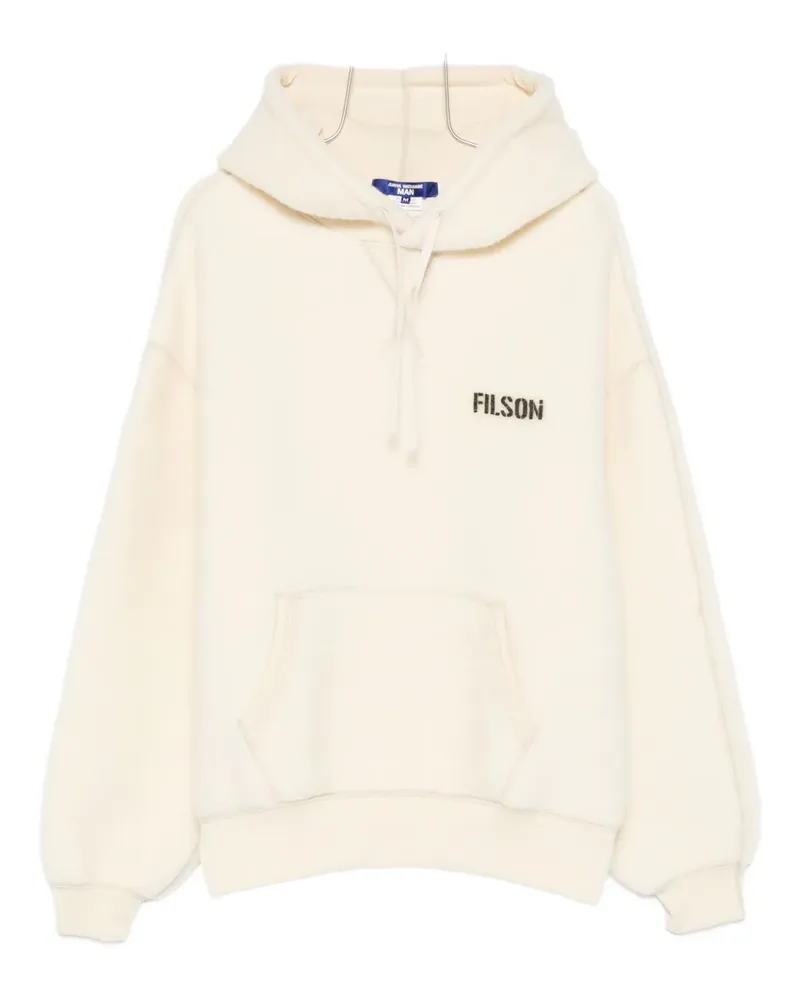 Junya Watanabe pouch hooded hoodie - Weiß Weiß