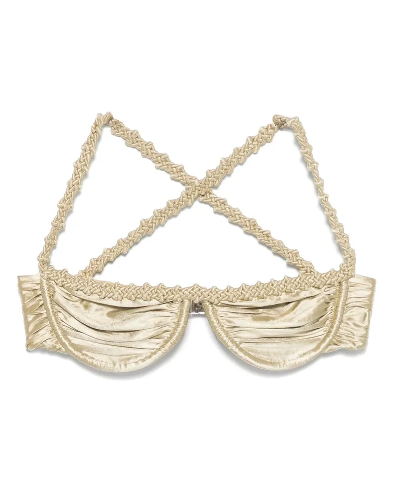 Isa Boulder Challenger Bikinioberteil - Gold Gold