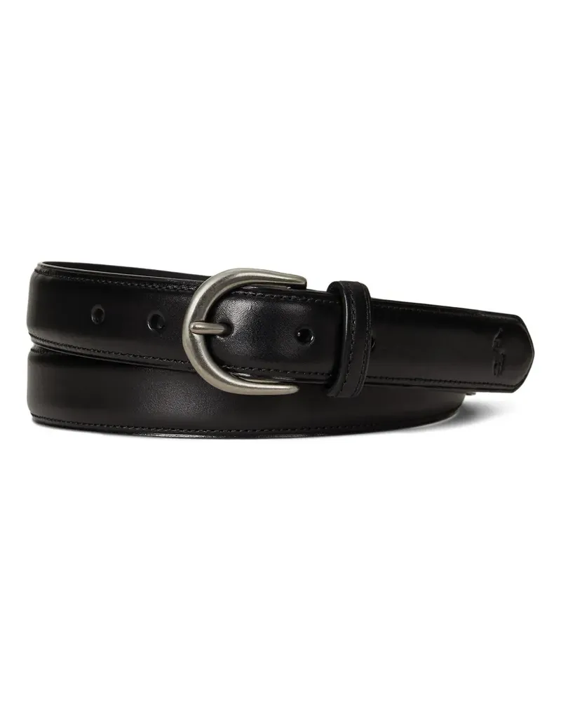 Ralph Lauren Schnallengürtel aus Leder - Schwarz Schwarz