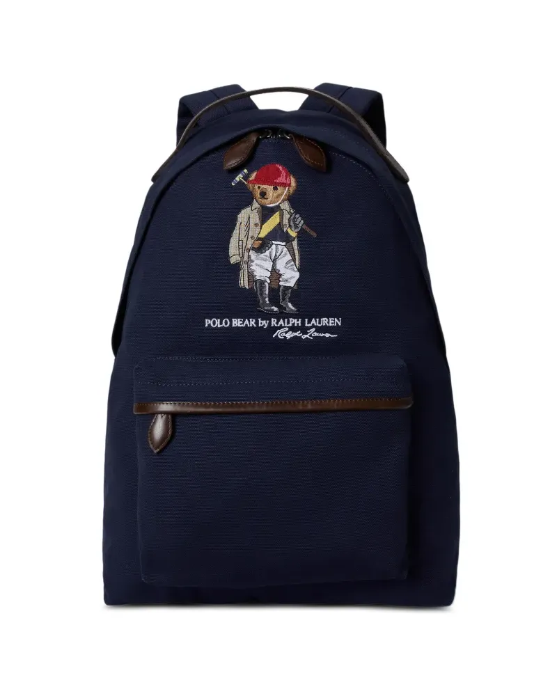 Ralph Lauren Rucksack mit Polo Bear-Motiv - Blau Blau