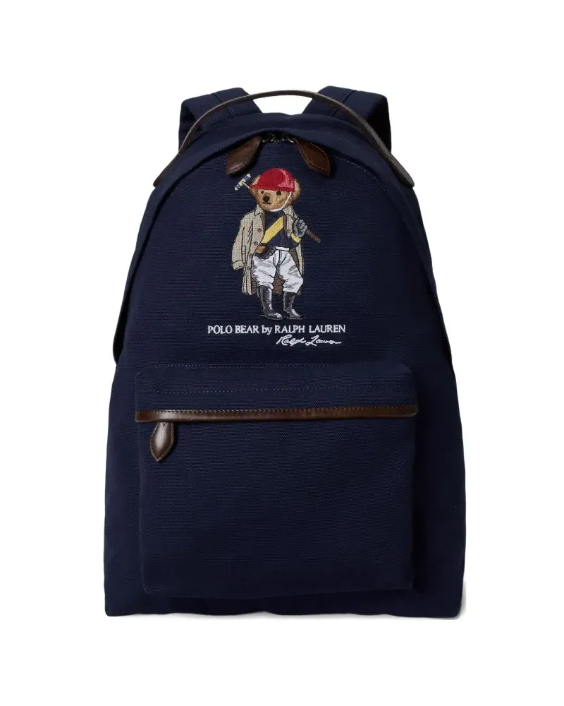 Ralph Lauren Rucksack mit Polo Bear-Motiv - Blau Blau