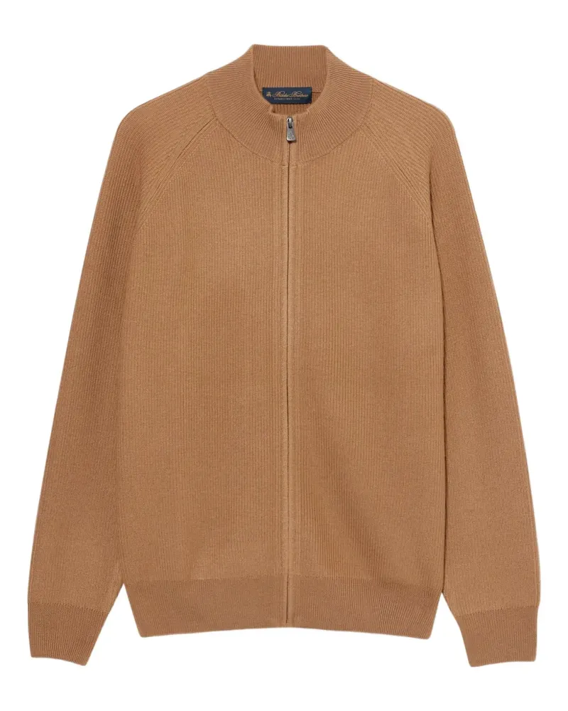 Brooks Brothers zip-up wool cardigan - Braun Braun